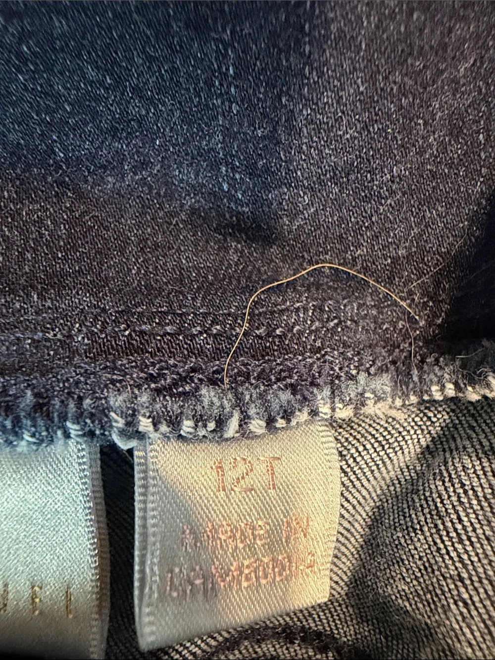 Belle by Kim Gravel Pull-On Stretch Waist Dark Blue Boot Cut Jeans
